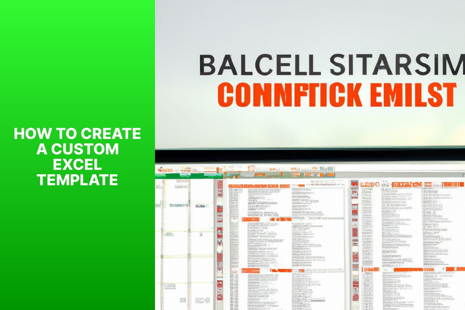 How to Create a Custom Excel Template - Why a Custom Excel Template Could Be the Solution to Your Problems 